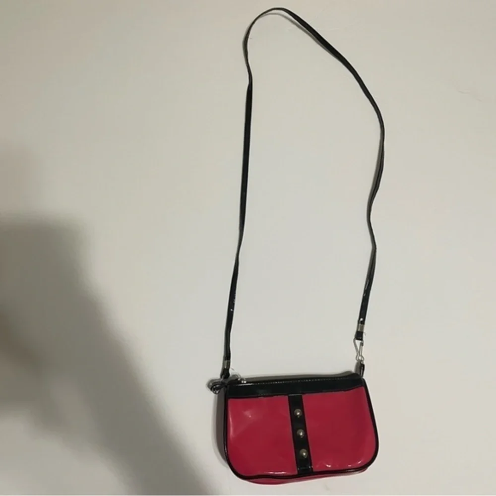 Stylish pink and Black Girls Crossbody Bag